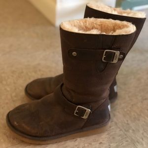 UGG Kensington Leather Boots Women’s Size 7